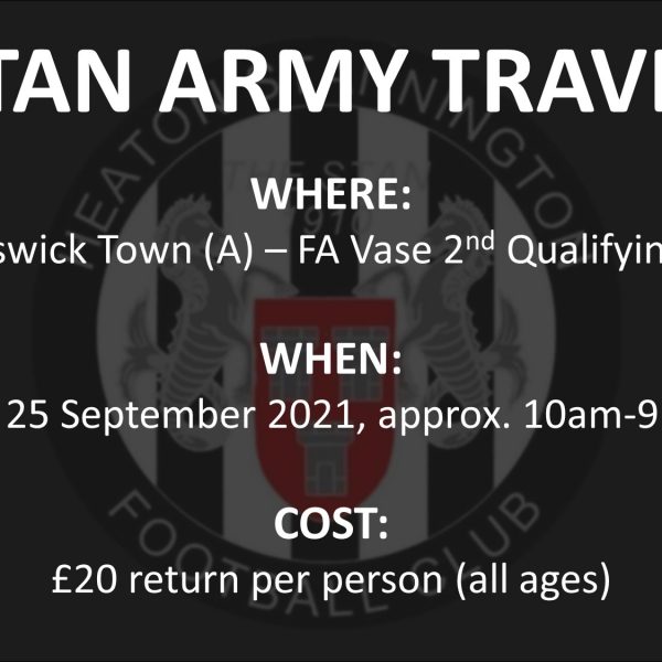 Stan Army Travel – Barnoldswick Town away