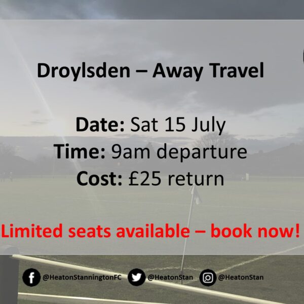 Droylsden away bus – 15 July