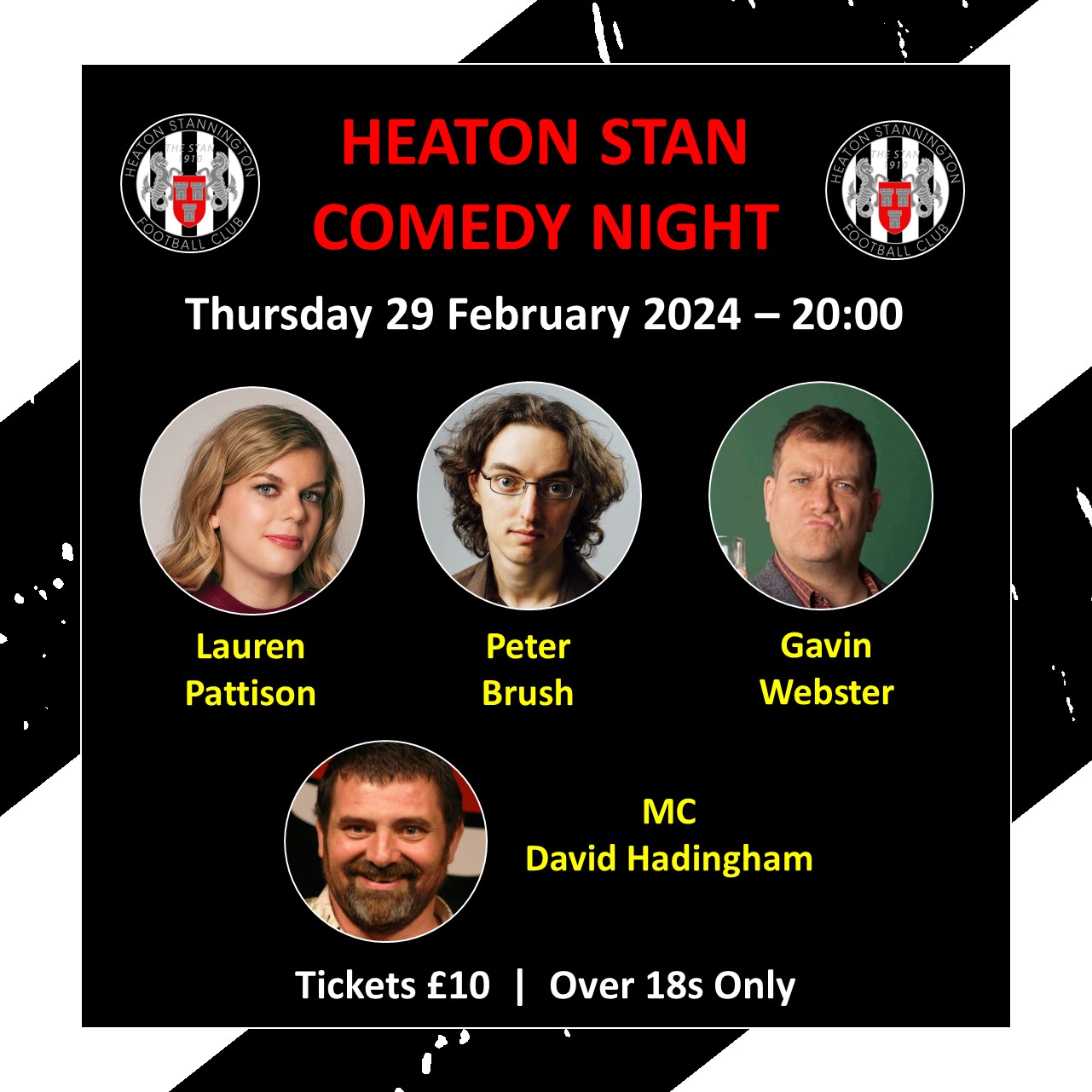 Heaton Stan Comedy Night – 29 Feb