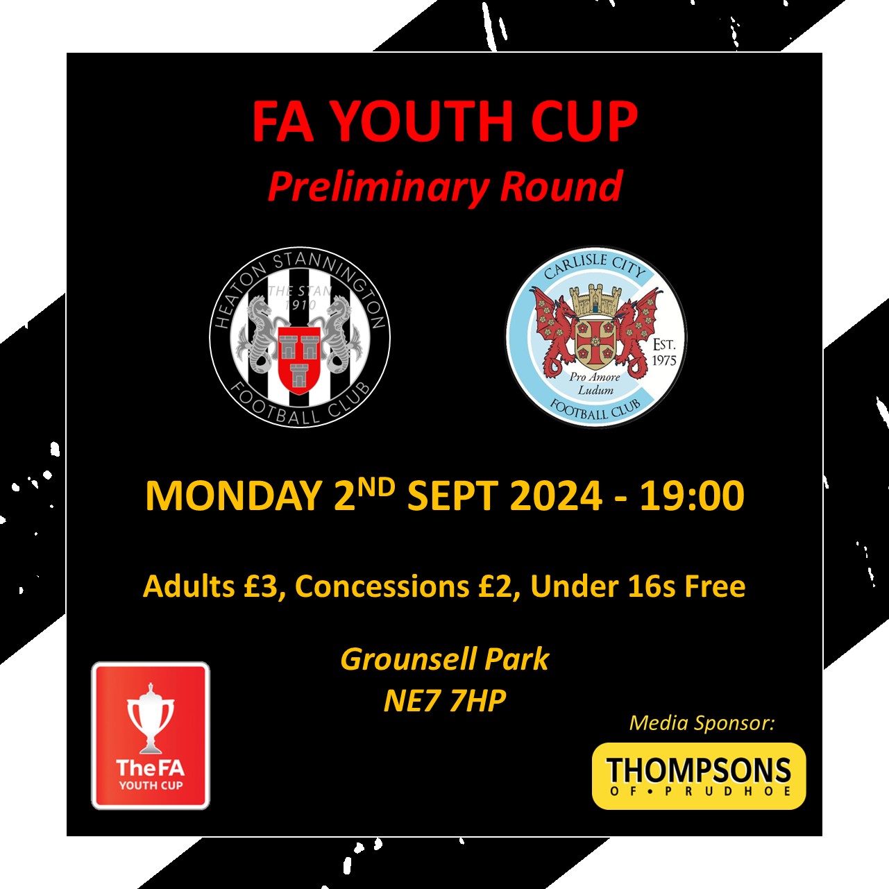 FA Youth Cup Debut Confirmed