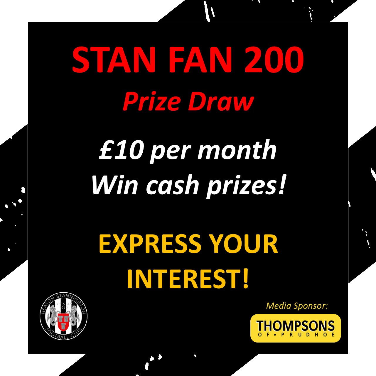 Stan Fan 200 Monthly Draw – Express your interest!