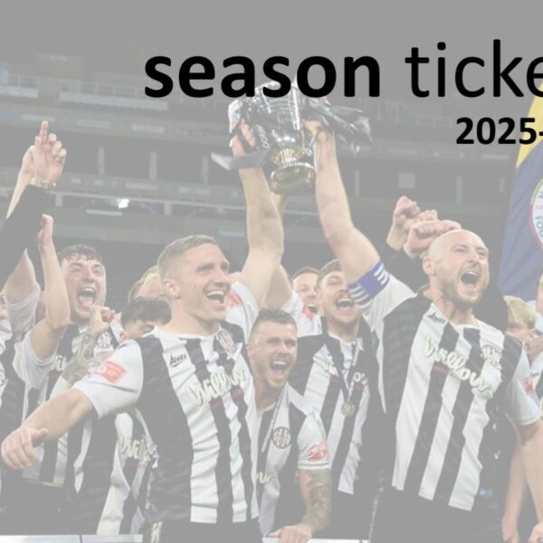 Season Ticket & Match Day Admission Prices 2025-26