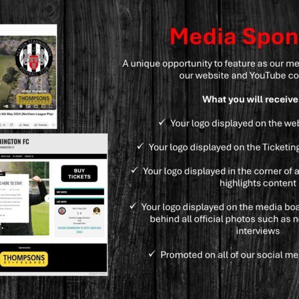 Stan Sponsorship Opportunity: Media Sponsor