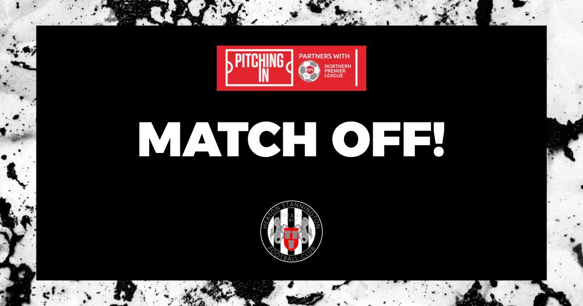 Stan vs Dunston Postponed